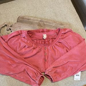Free People Womens Acadia OB614756 Red Size S